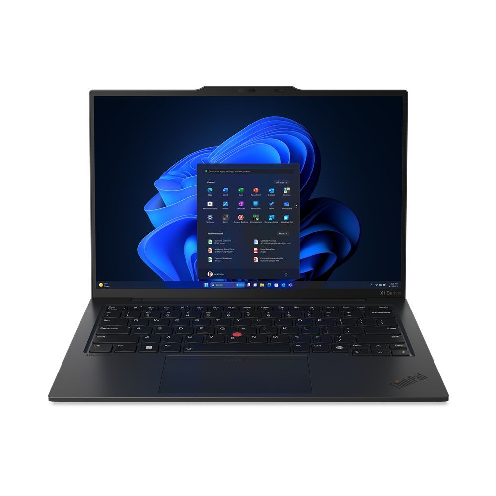 Lenovo ThinkPad X1 Carbon Intel Core Ultra 7 155U Computer portatile 35,6 cm (14") Touch screen 2.8K 32 GB LPDDR5x-SDRAM 1 TB SSD Wi-Fi 6E (802.11ax) Windows 11 Pro Nero [21KC006HIX]