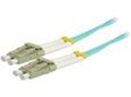 Patchcord Duplex LC/LC MM OM3 mt.1 aqua [HL-LCLC1-OM3]