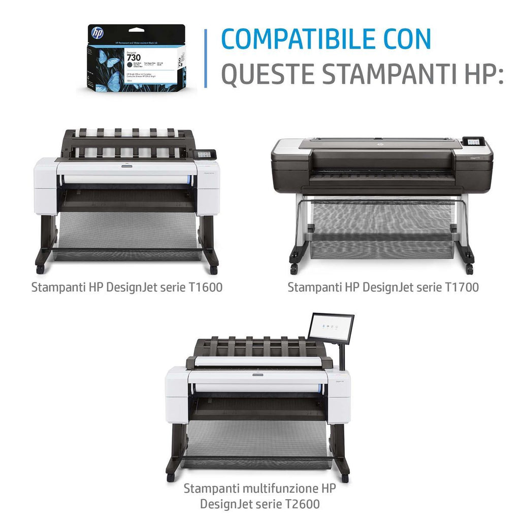 HP Cartuccia di inchiostro ciano DesignJet 730 da 130 ml [P2V62A]