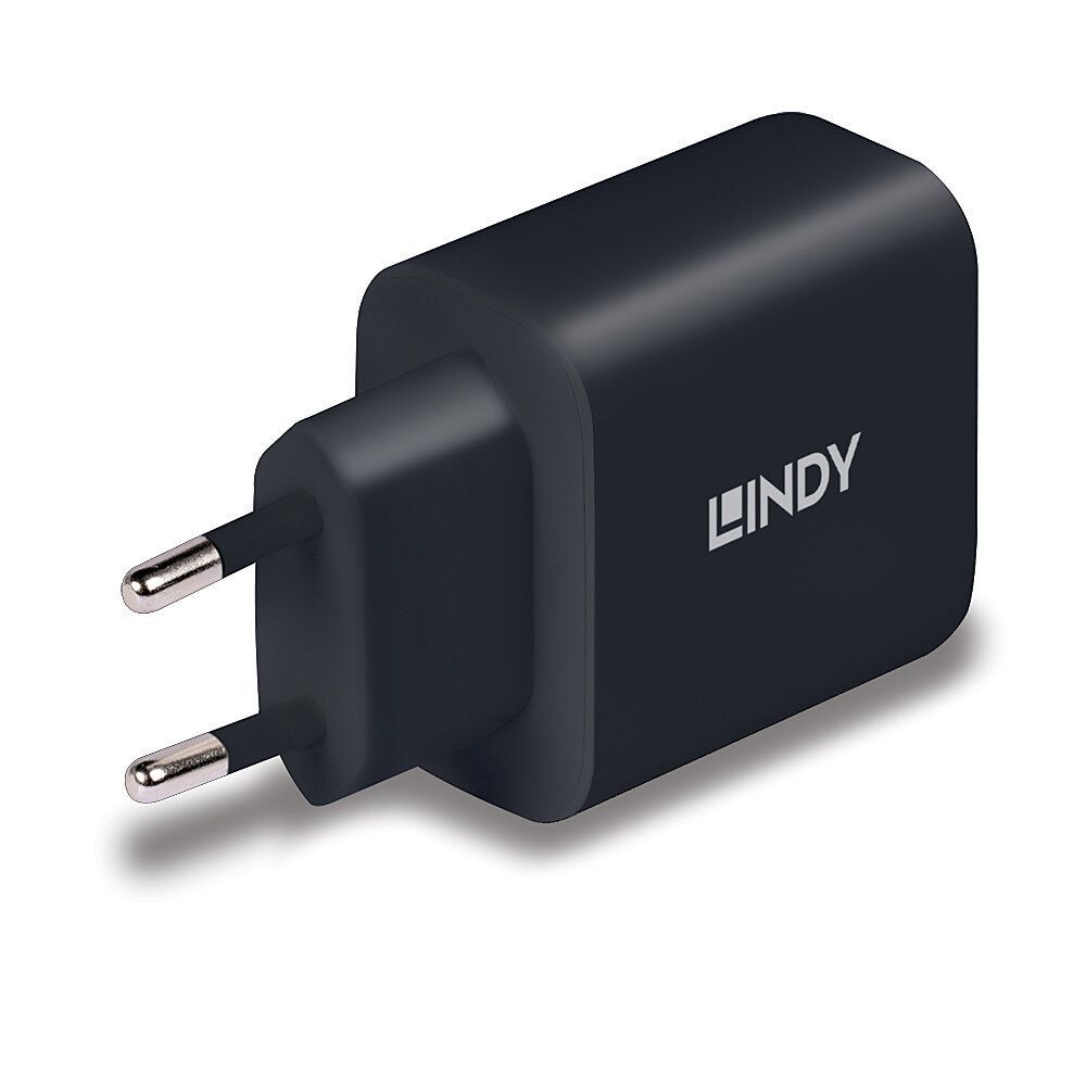 Lindy 73426 Caricabatterie per dispositivi mobili Universale Nero AC Ricarica rapida Interno [LINDY73426]