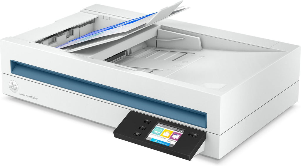 HP Scanjet Pro N4600 fnw1 Scanner piano e ADF 1200 x 1200 DPI A5 Bianco [20G07A#B19]