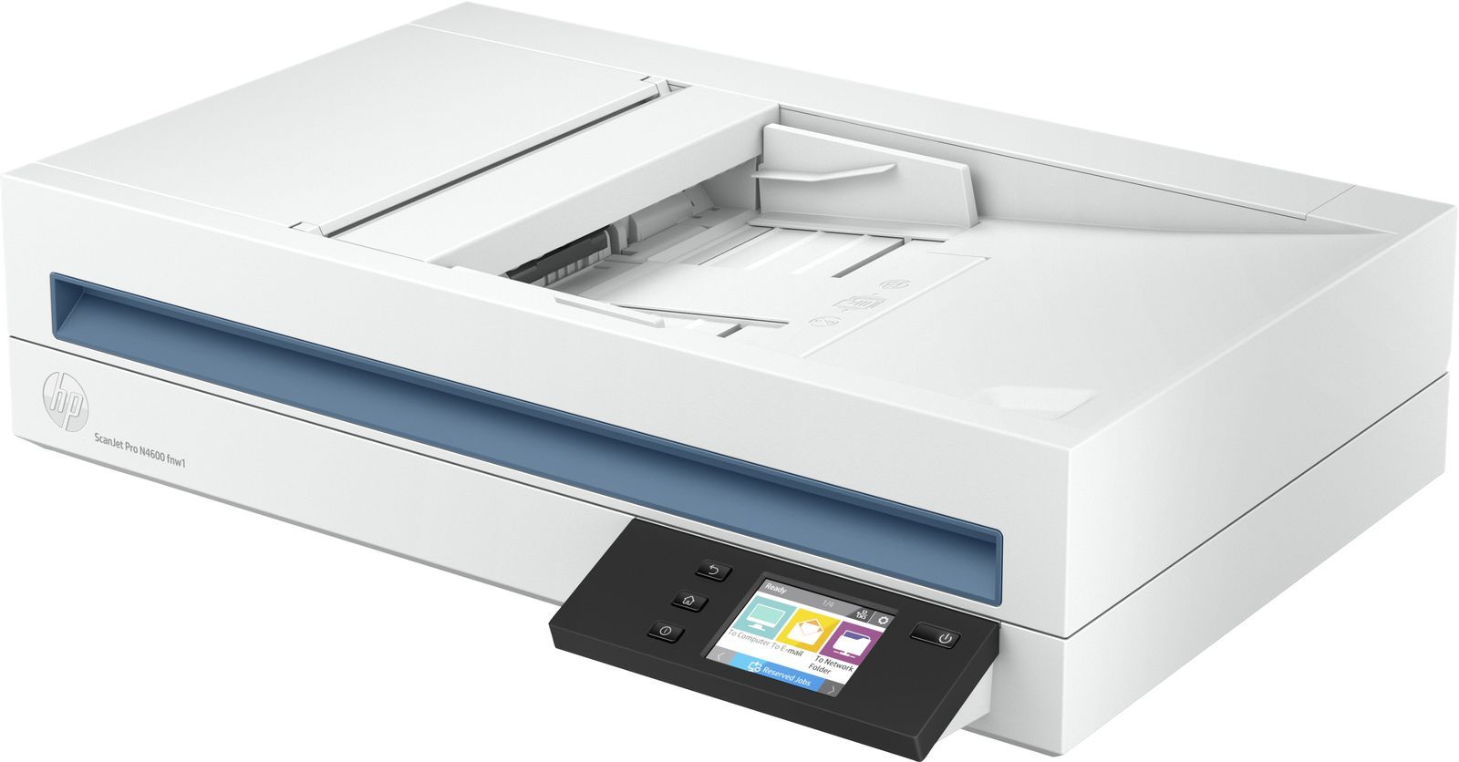 HP Scanjet Pro N4600 fnw1 Scanner piano e ADF 1200 x 1200 DPI A5 Bianco [20G07A#B19]