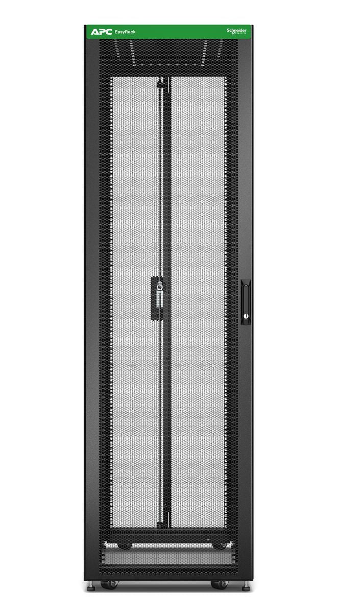 APC Easy Rack 600mm/42U/1000mm , with Roof, Side panel Rack indipendenti Nero [ER6202FP1]