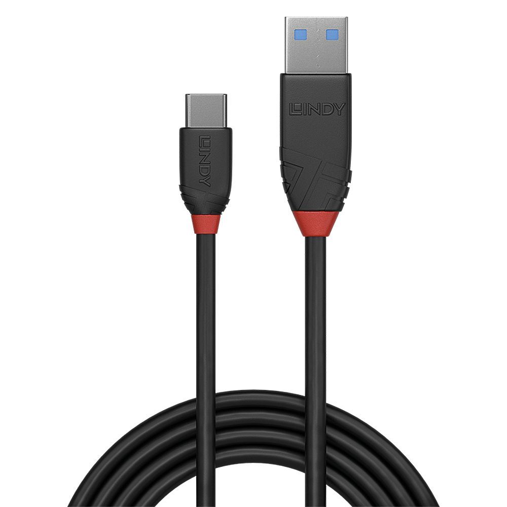 Lindy 36917 cavo USB 1,5 m USB 3.2 Gen 1 (3.1 Gen 1) USB A USB C Nero [LINDY36917]