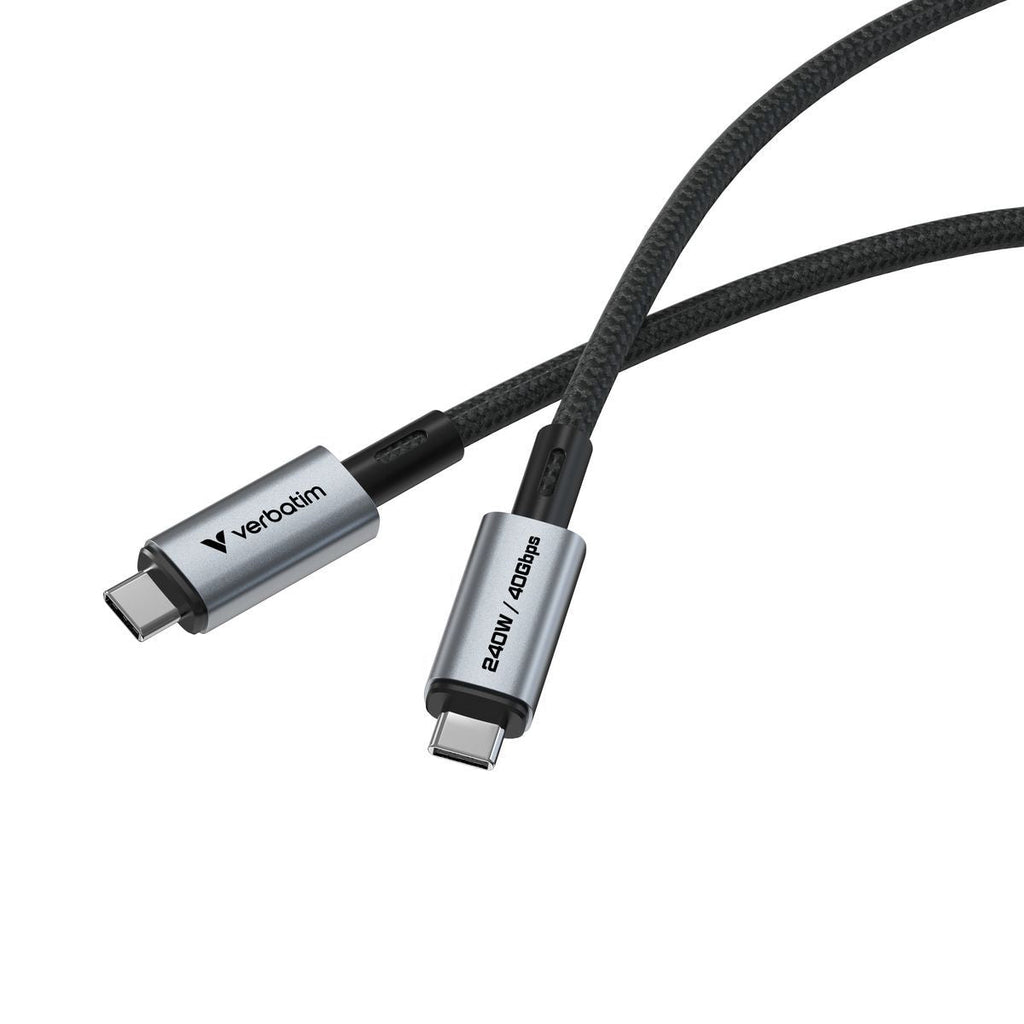 VERBATIM SYNC CHARGE CABLE USB-C 240W 40GBPS 1,2M [31847]