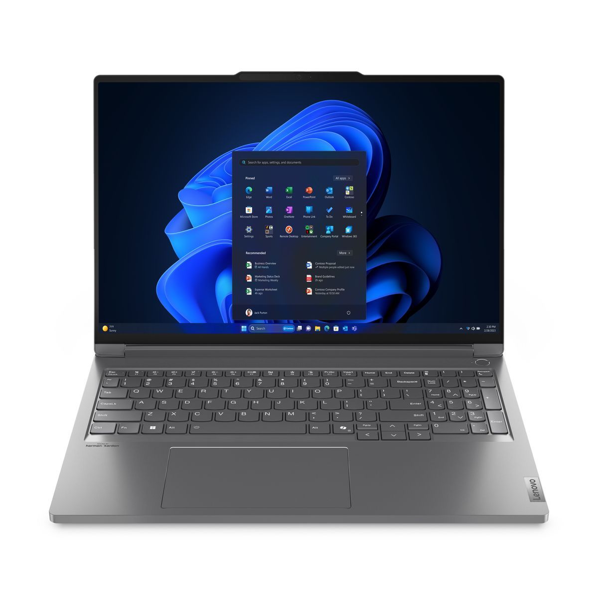 Lenovo ThinkBook 16p Intel Core i9 i9-14900HX Computer portatile 40,6 cm (16") 3.2K 32 GB DDR5-SDRAM 1 TB SSD NVIDIA GeForce RTX 4060 Wi-Fi 6E (802.11ax) Windows 11 Pro Italiano Grigio [21N50011IX]