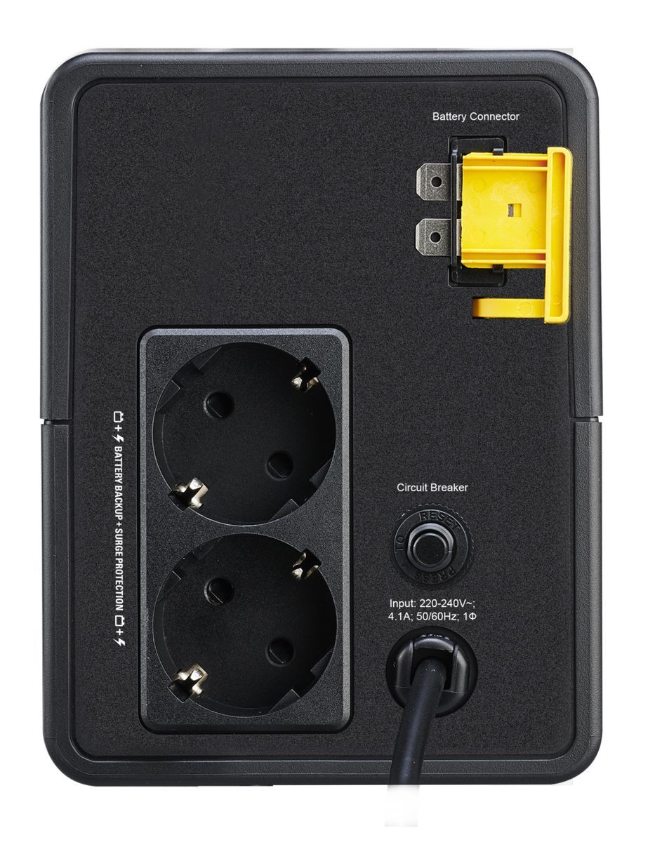 APC BVX900LI-GR gruppo di continuità (UPS) A linea interattiva 0,9 kVA 480 W 2 presa(e) AC [BVX900LI-GR]