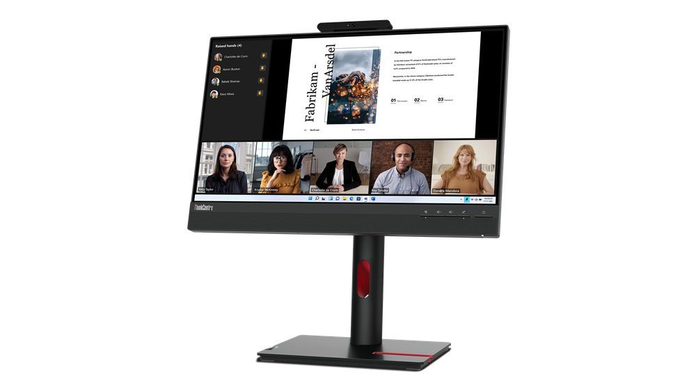 Lenovo ThinkCentre Tiny-In-One 22 Gen 5 LED display 54,6 cm (21.5") 1920 x 1080 Pixel Full HD Nero [12N8GAT1EU]