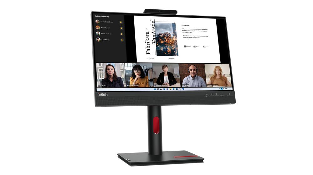 Lenovo ThinkCentre Tiny-In-One 22 Gen 5 LED display 54,6 cm (21.5") 1920 x 1080 Pixel Full HD Nero [12N8GAT1EU]