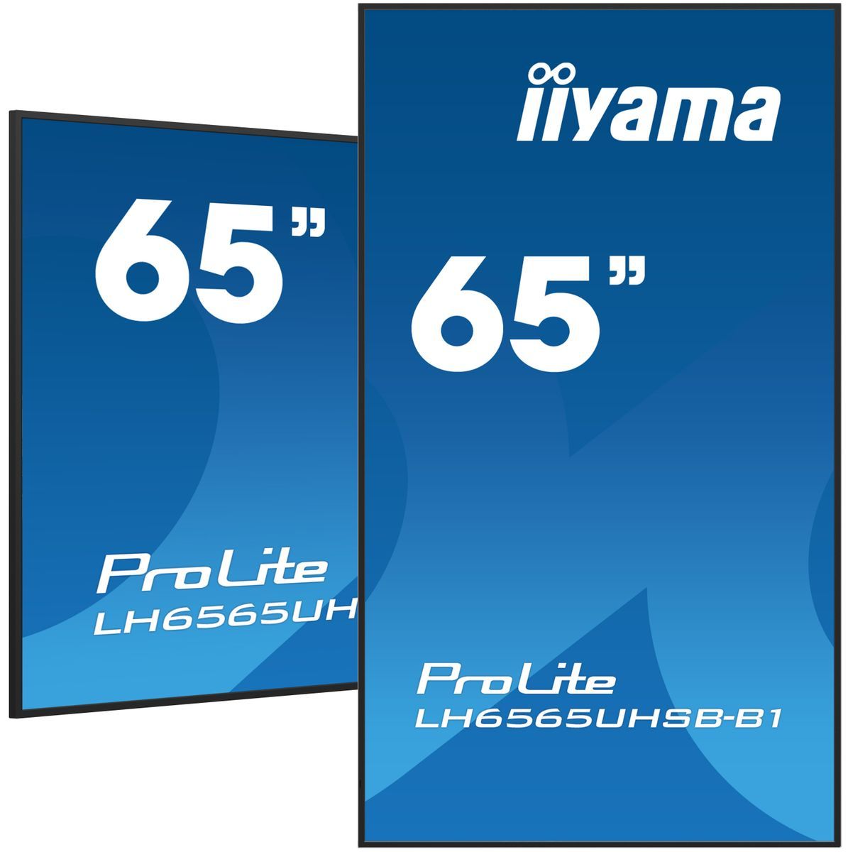 iiyama LH6565UHSB-B1 visualizzatore di messaggi Design chiosco 163,8 cm (64.5") LED Wi-Fi 800 cd/m 4K Ultra HD Nero Processore integrato Android 11 24/7 [LH6565UHSB-B1]