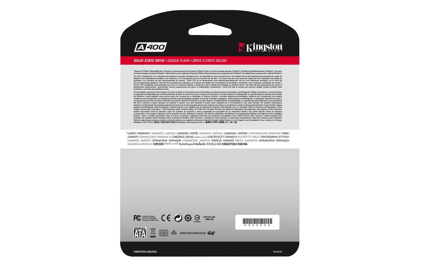 Kingston Technology A400 240 GB 2.5" Serial ATA III TLC [SA400S37/240G]