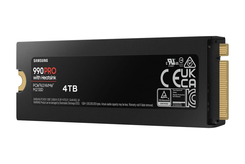 Samsung 990 PRO NVMe 4TB con Dissipatore di calore, SSD interno [MZ-V9P4T0GW]