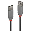 Lindy 36702 cavo USB 1 m USB 2.0 USB A Nero, Grigio [LINDY36702]