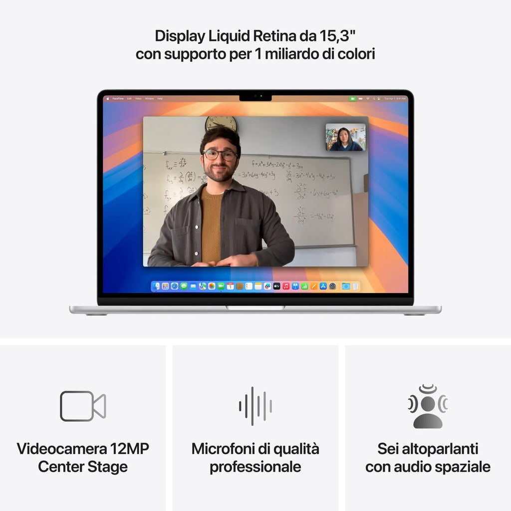 15-inch MacBook Air: Apple M4 chip with 10-core CPU and 10-core GPU, 24GB, 512GB SSD - Silver [MC6J4T/A]