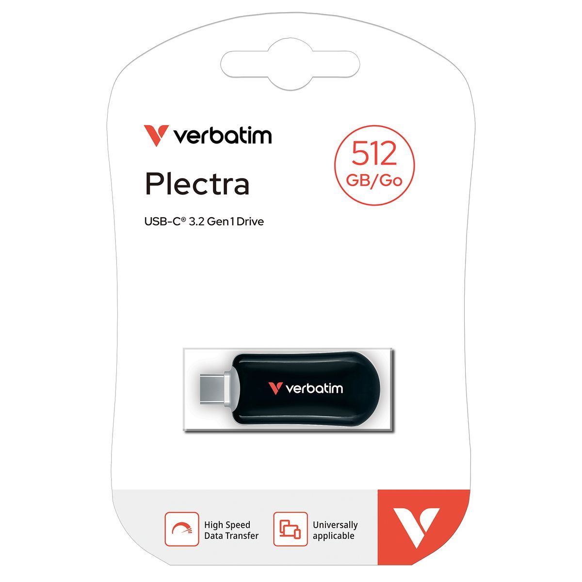 Verbatim 30227 unità flash USB 512 GB USB tipo-C 3.2 Gen 1 (3.1 Gen 1) Nero [30227]