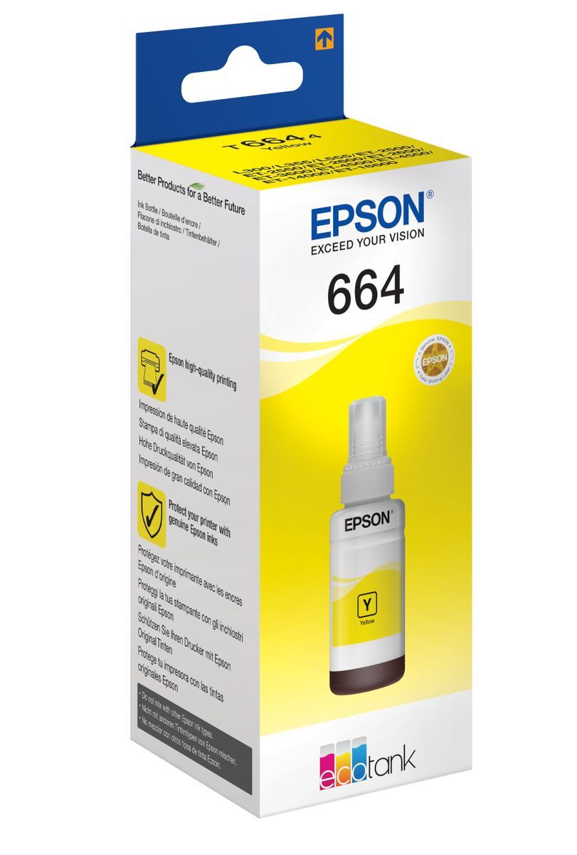 Epson Flacone inchiostro Giallo [C13T664440]