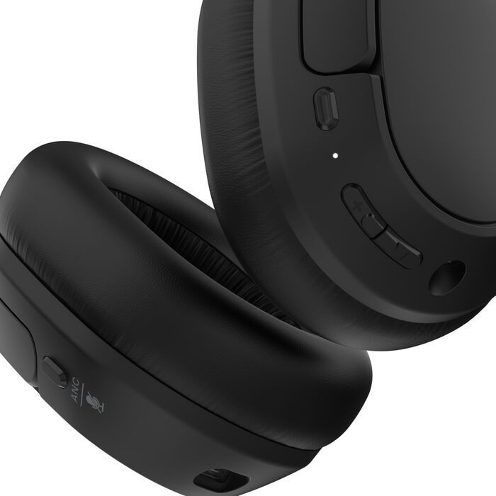 Belkin AUD008HQBK cuffia e auricolare Cuffie Wireless A Padiglione Musica e Chiamate USB tipo-C Bluetooth Nero [AUD008HQBK]