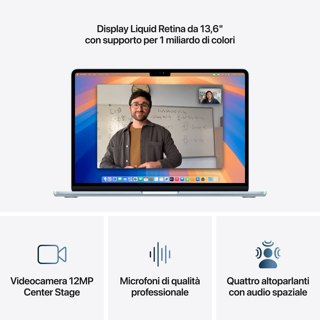 Apple MacBook Air 13'' M4 chip 10-core CPU 8-core GPU, 16GB, 256GB SSD - Celeste [MC6T4T/A]