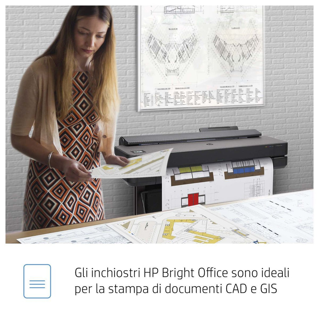 HP Cartuccia inchiostro giallo DesignJet 727, 130 ml [B3P21A]