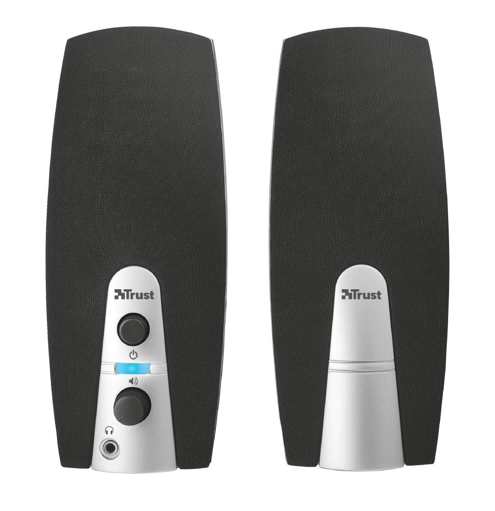 Trust MiLa 2.0 Speaker Set Nero, Argento Cablato 5 W [16697]