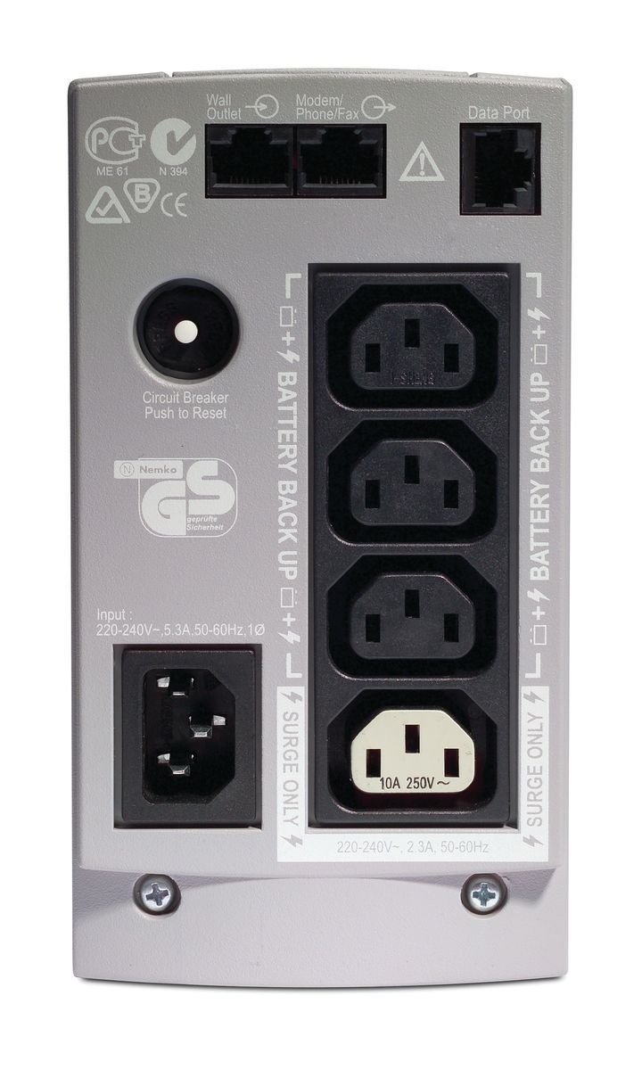 APC Back-UPS gruppo di continuità (UPS) Standby (Offline) 0,65 kVA 400 W 4 presa(e) AC [BK650EI]