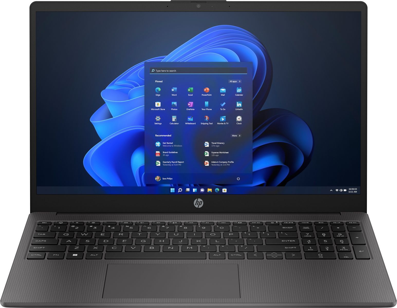 HP 255 G10 AMD Ryzen 7 7730U Computer portatile 39,6 cm (15.6") Full HD 16 GB DDR4-SDRAM 1 TB SSD Wi-Fi 6 (802.11ax) Windows 11 Home Argento [8A673EA#ABZ]