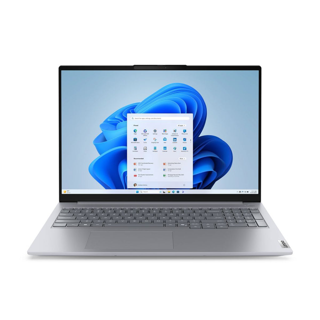 Lenovo ThinkBook 16 G8 IRL Intel Core 7 240H Computer portatile 40,6 cm (16") WUXGA 16 GB DDR5-SDRAM 512 GB SSD Wi-Fi 6E (802.11ax) Windows 11 Pro Italiano Grigio [21SH008MIX]