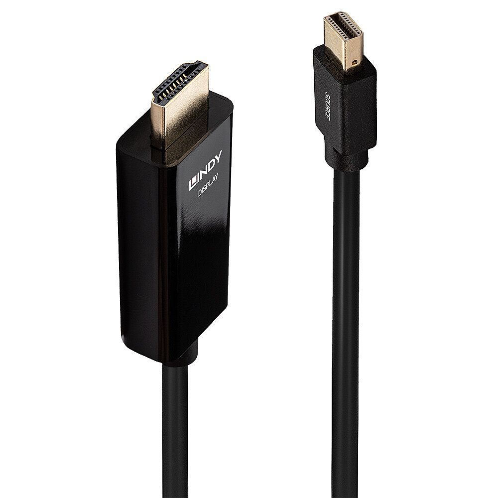 Lindy 36926 cavo e adattatore video 1 m HDMI tipo A (Standard) Mini DisplayPort Nero [LINDY36926]