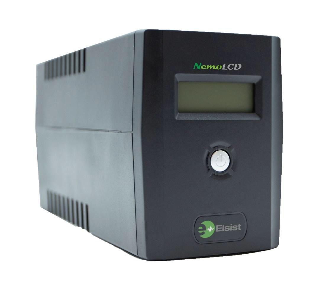 Elsist NemoLCD 80 gruppo di continuità (UPS) A linea interattiva 0,8 kVA 360 W 2 presa(e) AC [EL-NEMOLCD80]