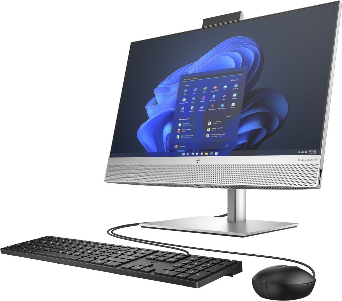 HP EliteOne 840 G9 Intel Core i7 i7-14700 60,5 cm (23.8") 1920 x 1080 Pixel Touch screen PC All-in-one 32 GB DDR5-SDRAM 1 TB SSD Windows 11 Pro Wi-Fi 6E (802.11ax) Argento [99A52ET#ABZ]