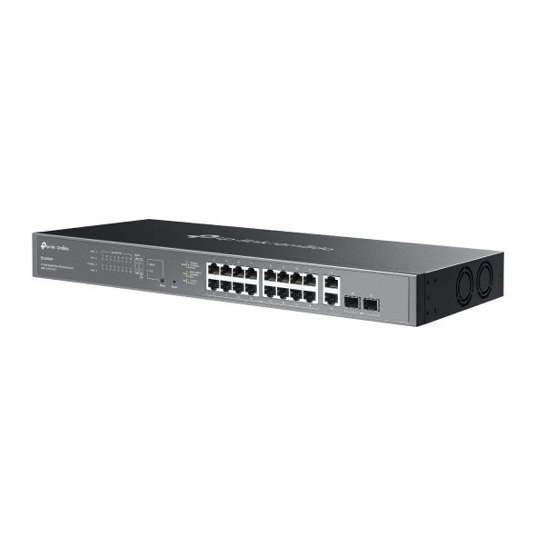 TP-Link ES220GMP switch di rete Gestito Gigabit Ethernet (10/100/1000) Supporto Power over Ethernet (PoE) Nero [ES220GMP]