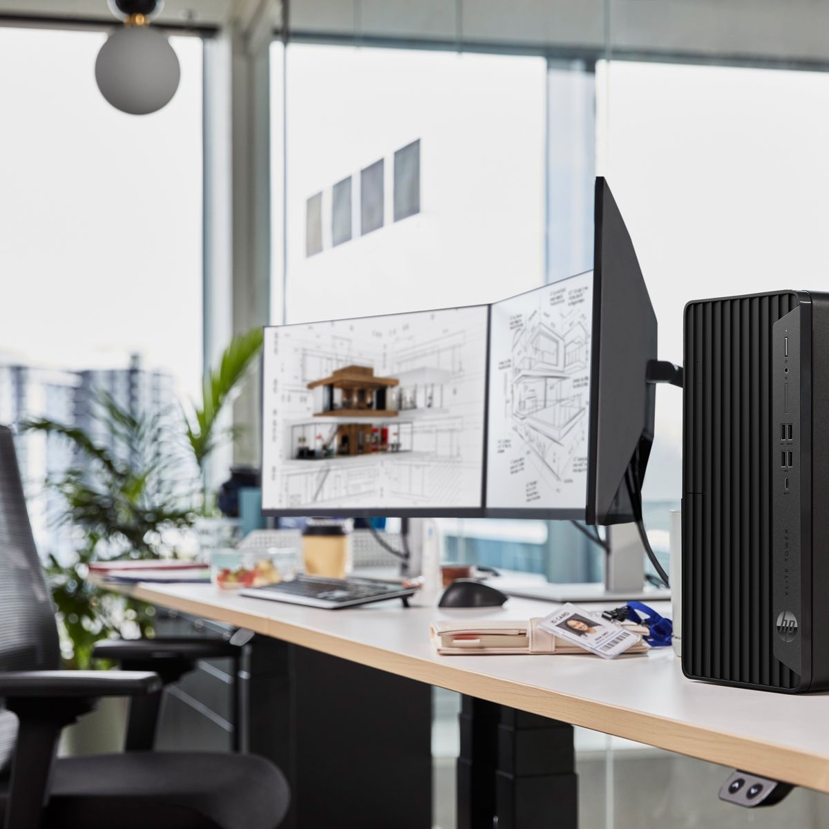 HP Elite Tower 800 G9 Intel Core i7 i7-14700 16 GB DDR5-SDRAM 512 GB SSD Windows 11 Pro PC Nero [99A56ET#ABZ]