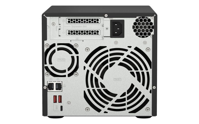 QNAP TS-473A NAS Tower Ryzen Embedded V1500B 8 GB DDR4 0 TB QNAP Turbo System Nero [TS-473A-8G]