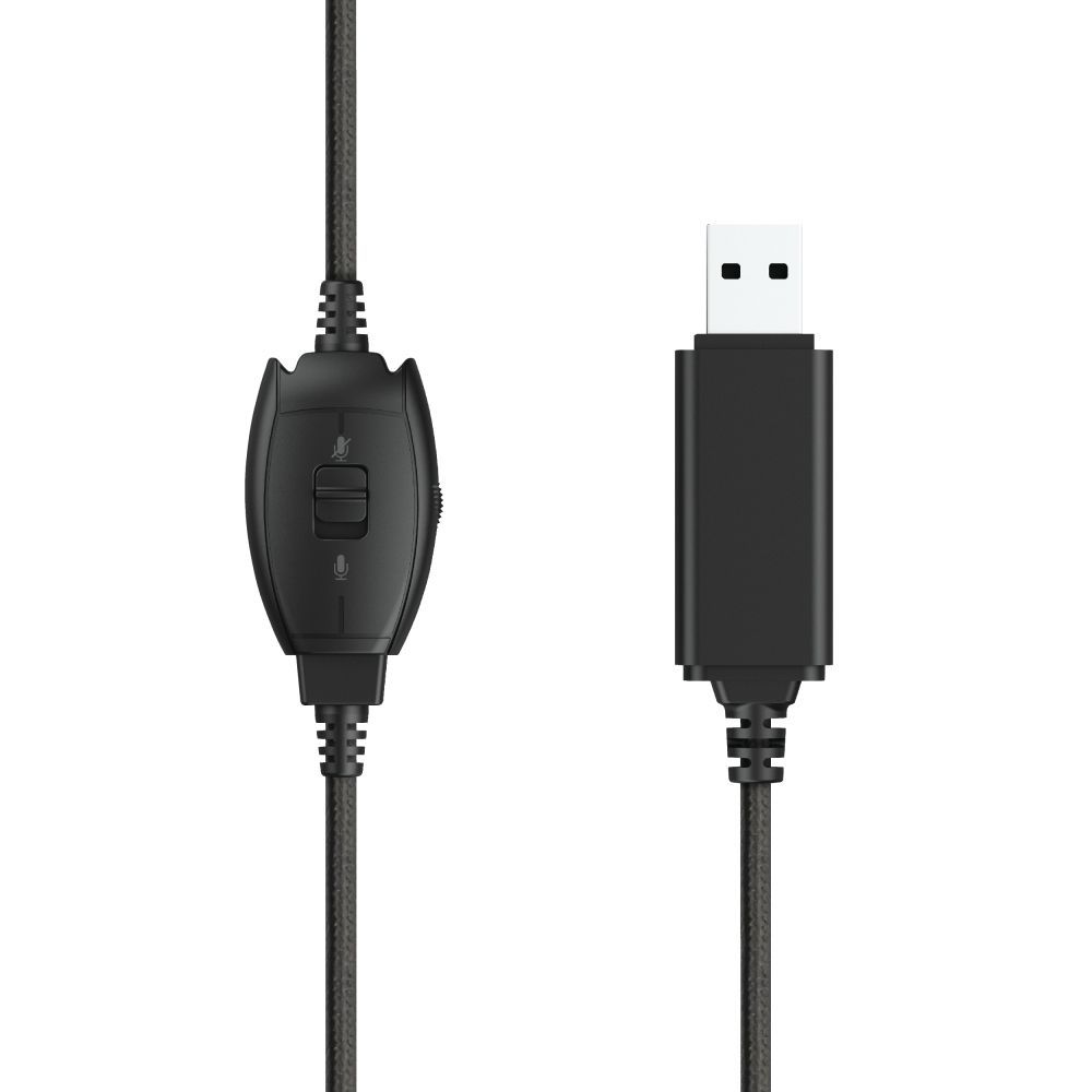 Trust HS-200 Auricolare Cablato A Padiglione Ufficio USB tipo A Nero [24186]