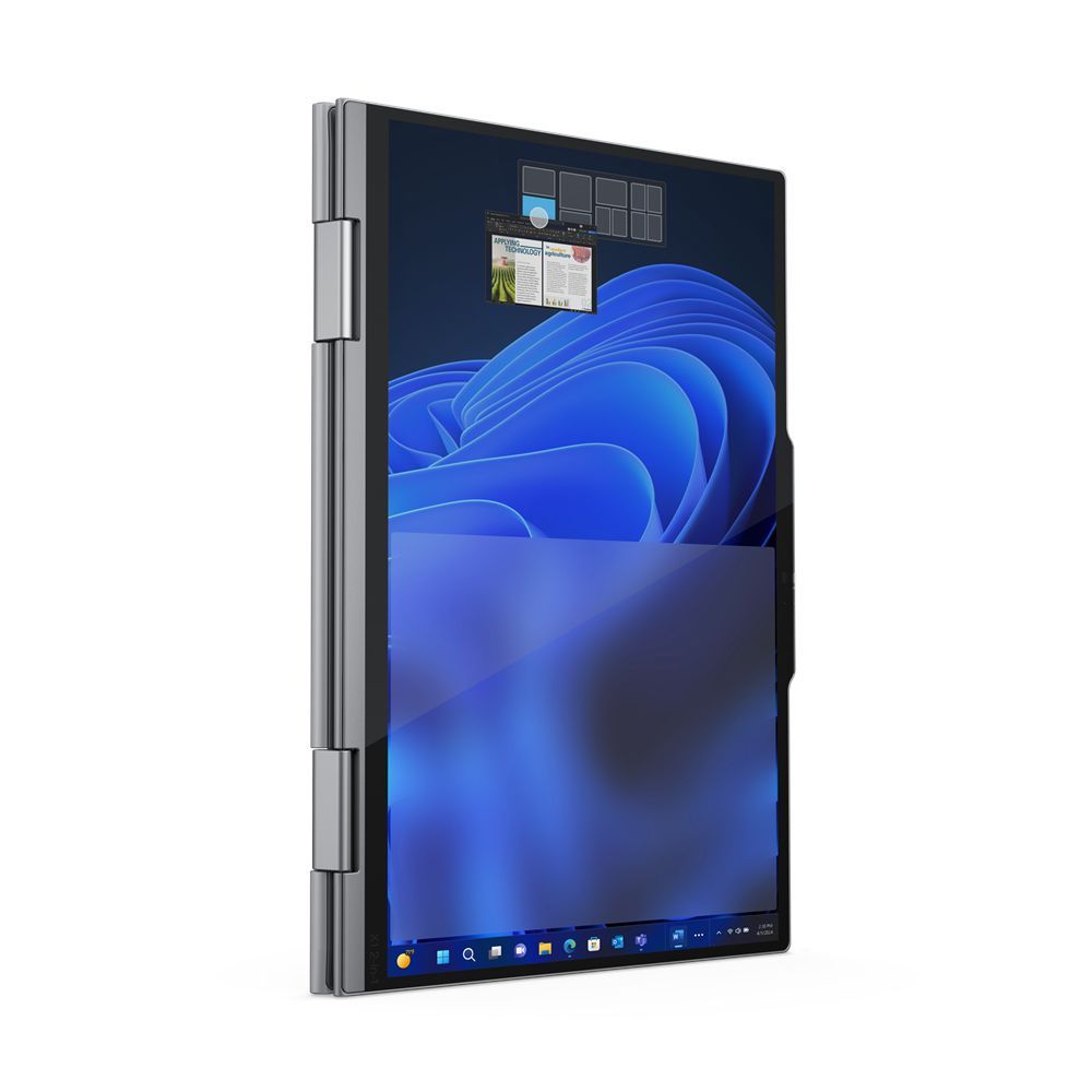Lenovo ThinkPad X1 2-in-1 Gen 9 Intel Core Ultra 7 155U Ibrido (2 in 1) 35,6 cm (14") Touch screen WUXGA 16 GB LPDDR5x-SDRAM 512 GB SSD Wi-Fi 6E (802.11ax) Windows 11 Pro Grigio [21KE0038IX]