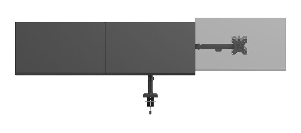 Neomounts DS60-600BL3 Braccio per monitor 10-27" - Quick-fix - 180-stop [DS60-600BL3]