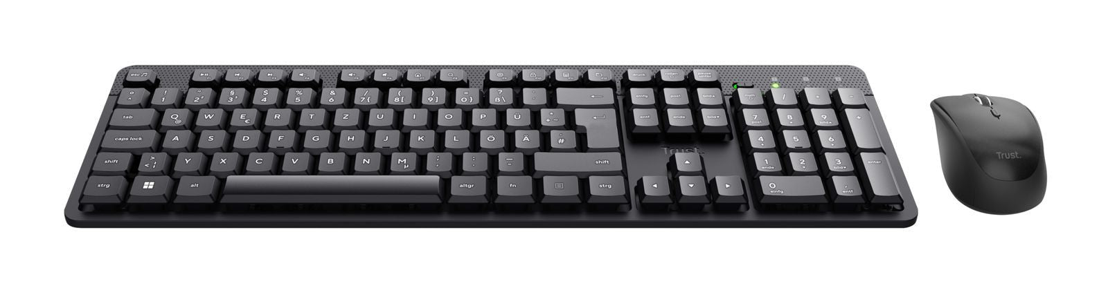 Trust TKM-360 tastiera Mouse incluso RF Wireless QWERTY Italiano Nero [25355]