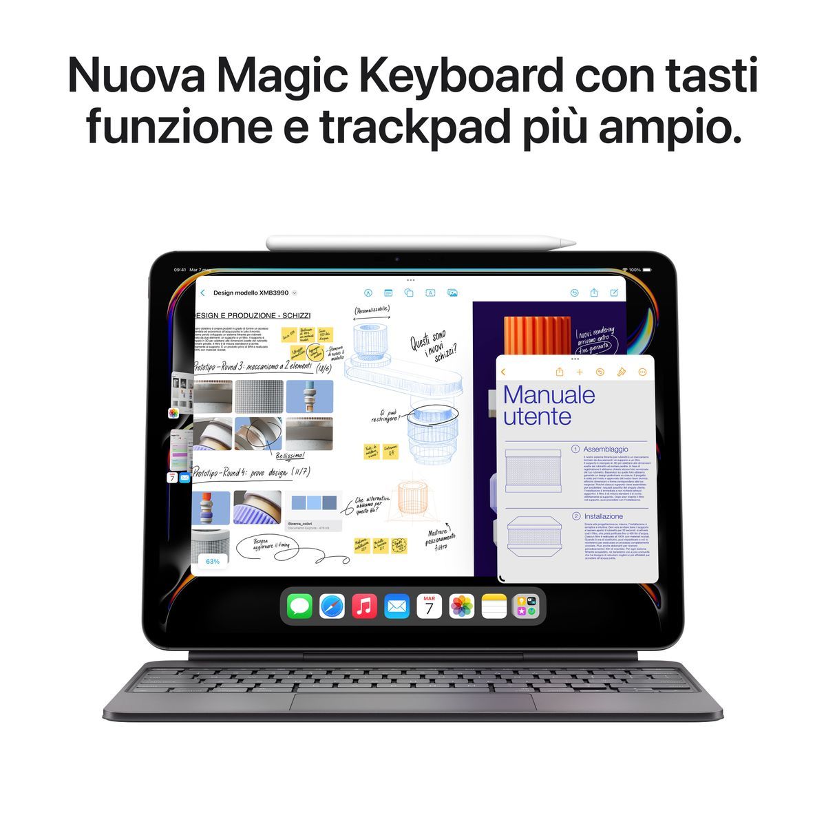 Apple iPad Pro 13'' Wi-Fi 256GB Standard glass - Nero Siderale [MVX23TY/A]