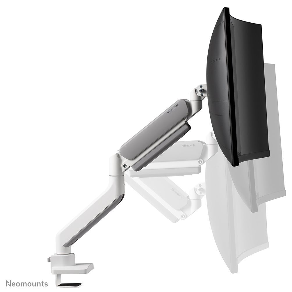 Neomounts DS70-450WH1 Braccio per monitor 17-42" - molla a gas - Topfix - 180-stop [DS70-450WH1]