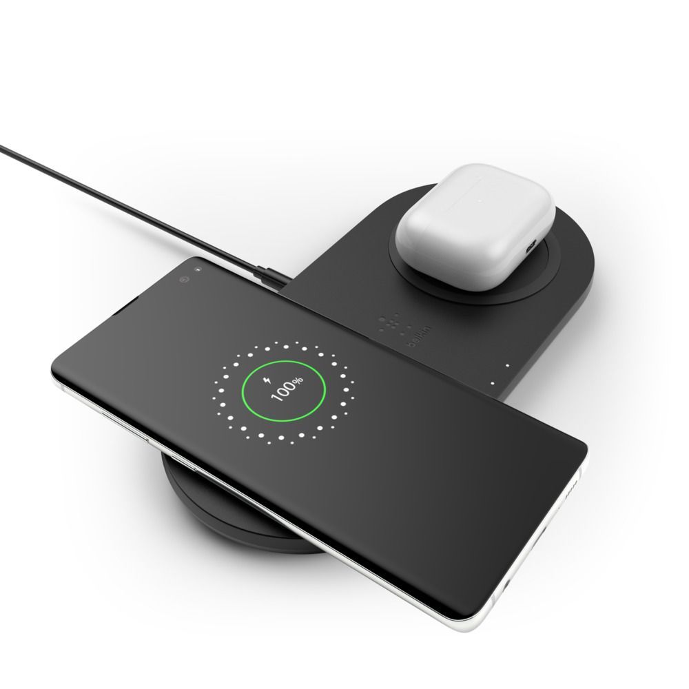 Belkin TAPPETINO DI RICARICA WIRELESS DOPPIO 2 X 10W [WIZ002VFBK]