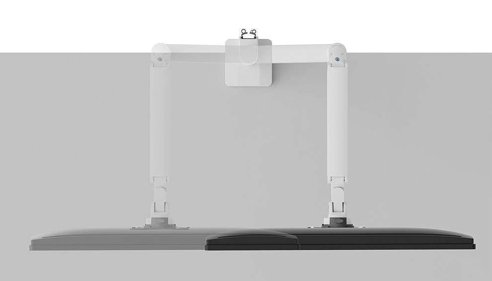 Neomounts DS70-250WH1 Braccio per monitor 17-35" - molla a gas - Topfix - 180-stop [DS70-250WH1]