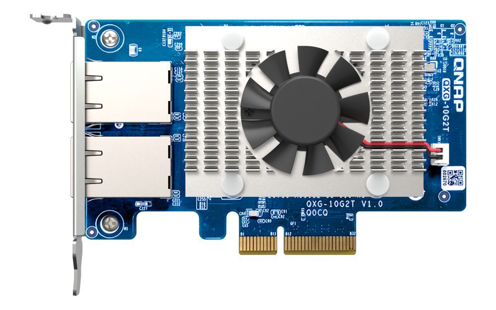 QNAP QXG-10G2T scheda di rete e adattatore Interno Ethernet 10000 Mbit/s [QXG-10G2T]