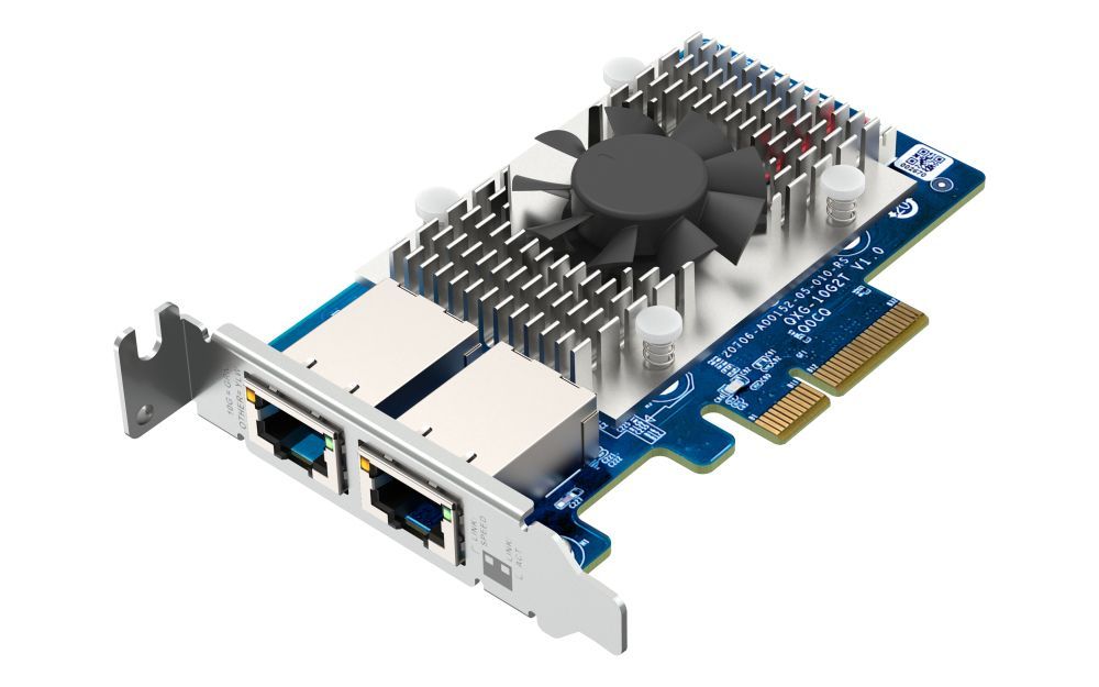 QNAP QXG-10G2T scheda di rete e adattatore Interno Ethernet 10000 Mbit/s [QXG-10G2T]