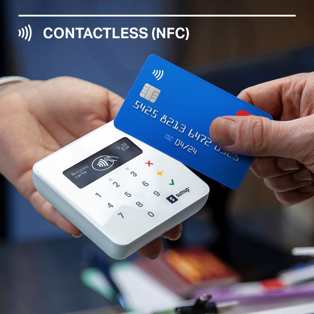 SumUp Air lettore di card readers Interno/esterno Bluetooth Bianco [B3700001]