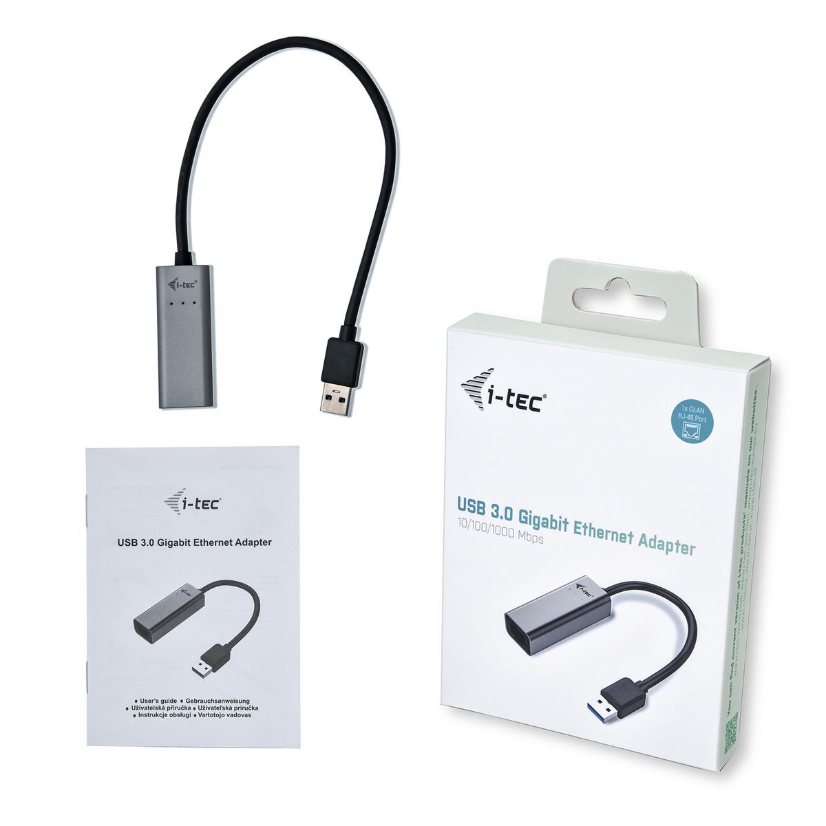 i-tec Metal U3METALGLAN scheda di rete e adattatore Ethernet 1000 Mbit/s [U3METALGLAN]