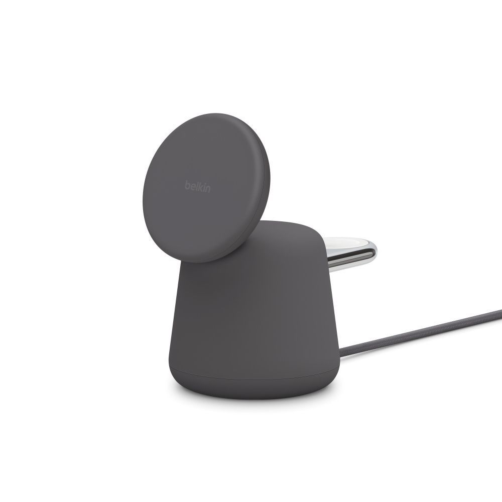 Belkin SUPPORTO RICARICA MAGSAFE 2IN1 15W - CARBONE [WIZ020VFH36]