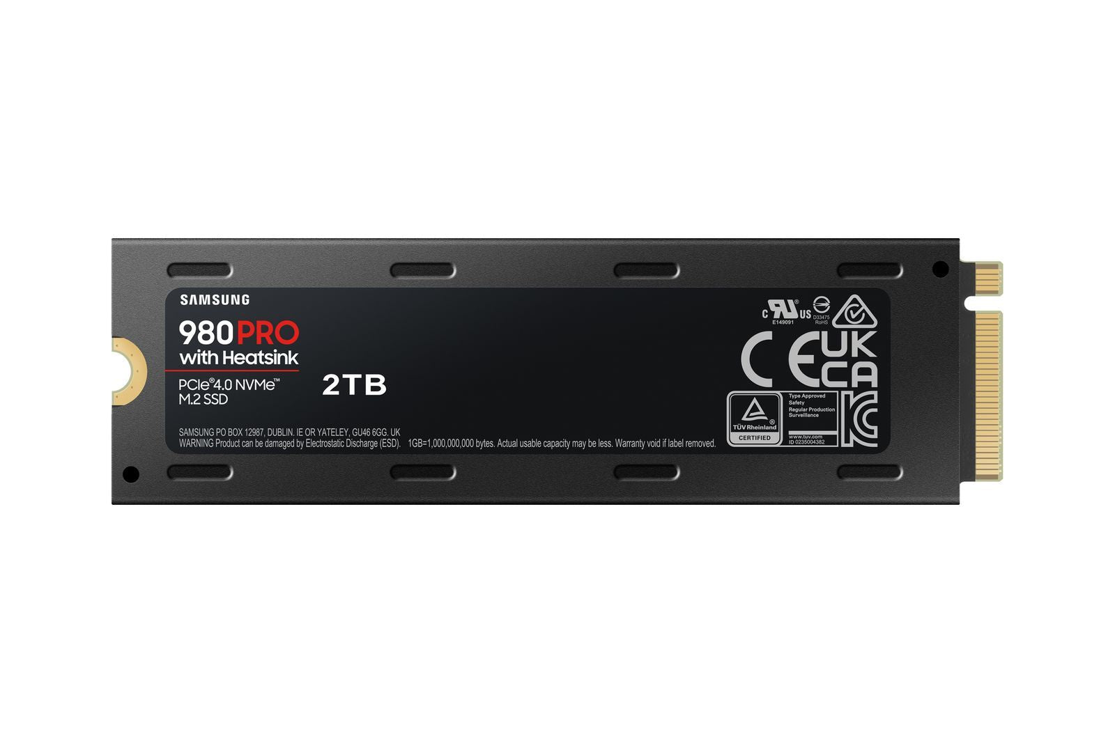 Samsung 980 Pro 2 TB M.2 PCI Express 4.0 NVMe V-NAND MLC [MZ-V8P2T0CW]