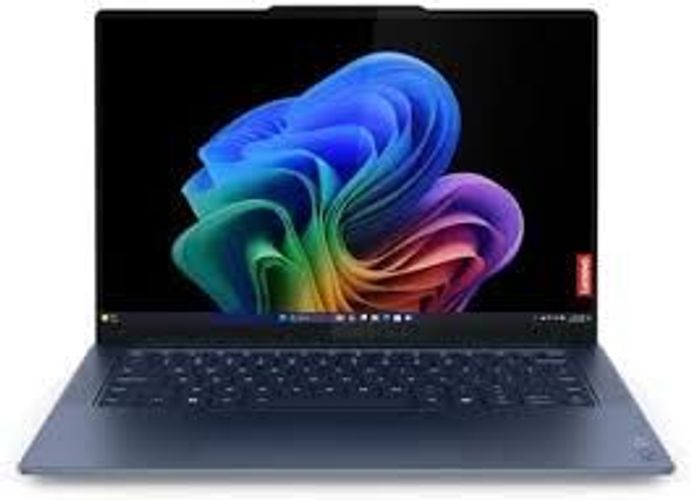 Lenovo Yoga Slim 7 14Q8X9 Copilot+ PC Qualcomm Snapdragon X1E-78-100 Computer portatile 36,8 cm (14.5") Touch screen 3K 16 GB LPDDR5x-SDRAM 1 TB SSD Wi-Fi 7 (802.11be) Windows 11 Pro Blu [83ED002LIX]