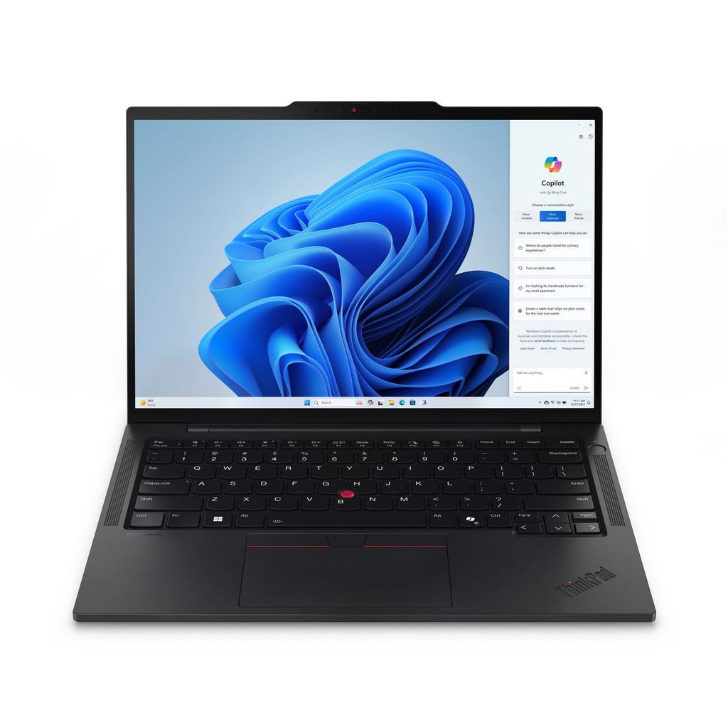 Lenovo ThinkPad T14s Gen 5 Intel Core Ultra 7 155U Computer portatile 35,6 cm (14") WUXGA 32 GB LPDDR5x-SDRAM 1 TB SSD Wi-Fi 6E (802.11ax) Windows 11 Pro Nero [21LS002UIX]