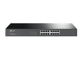 TP-Link TL-SG1016 switch di rete Non gestito Gigabit Ethernet (10/100/1000) 1U Nero [TL-SG1016]